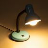 GLOBOSTAR® STUDENT 01532 Μοντέρνο Επιτραπέζιο Φωτιστικό Πορτατίφ με Ντουί 1 x E27 AC 220-240V IP20 - Γαλάζιο & Μαύρο - Μ12 x Π12 x Υ32cm