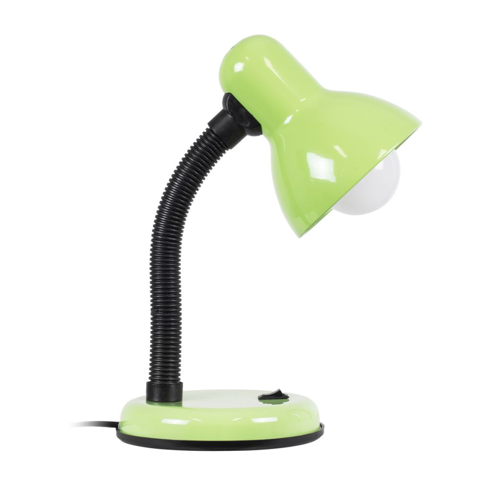 GLOBOSTAR® STUDENT 01533 Μοντέρνο Επιτραπέζιο Φωτιστικό Πορτατίφ με Ντουί 1 x E27 AC 220-240V IP20 - Πράσινο & Μαύρο - Μ12 x Π12 x Υ32cm
