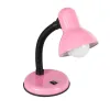 GLOBOSTAR® STUDENT 01534 Μοντέρνο Επιτραπέζιο Φωτιστικό Πορτατίφ με Ντουί 1 x E27 AC 220-240V IP20 - Ροζ & Μαύρο - Μ12 x Π12 x Υ32cm