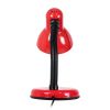 GLOBOSTAR® STUDENT 01535 Μοντέρνο Επιτραπέζιο Φωτιστικό Πορτατίφ με Ντουί 1 x E27 AC 220-240V IP20 - Κόκκινο & Μαύρο - Μ12 x Π12 x Υ32cm