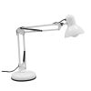 GLOBOSTAR® DESK 01539 Μοντέρνο Επιτραπέζιο Φωτιστικό Πορτατίφ με Ντουί 1 x E27 AC 220-240V IP20 - Λευκό - Μ15 x Π15 x Υ67cm