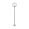 GLOBOSTAR® VERSAILLES 01540 Μοντέρνο Επιδαπέδιο Φωτιστικό με Ντουί 1 x E27 AC 220-240V IP20 - Μαύρο & Λευκό - Μ25 x Π25 x Υ150cm