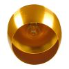 GLOBOSTAR® SHANGHAI 01544 Μοντέρνο Κρεμαστό Φωτιστικό Οροφής με Ντουί 1 x E27 AC 220-240V IP20 - Χρυσό Πλατίνα - Μ24 x Π24 x Υ30cm