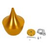 GLOBOSTAR® SHANGHAI 01544 Μοντέρνο Κρεμαστό Φωτιστικό Οροφής με Ντουί 1 x E27 AC 220-240V IP20 - Χρυσό Πλατίνα - Μ24 x Π24 x Υ30cm