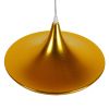 GLOBOSTAR® SHANGHAI 01545 Μοντέρνο Κρεμαστό Φωτιστικό Οροφής με Ντουί 1 x E27 AC 220-240V IP20 - Χρυσό - Μ37 x Π37 x Υ20cm