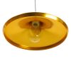 GLOBOSTAR® SHANGHAI 01545 Μοντέρνο Κρεμαστό Φωτιστικό Οροφής με Ντουί 1 x E27 AC 220-240V IP20 - Χρυσό - Μ37 x Π37 x Υ20cm