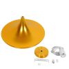 GLOBOSTAR® SHANGHAI 01545 Μοντέρνο Κρεμαστό Φωτιστικό Οροφής με Ντουί 1 x E27 AC 220-240V IP20 - Χρυσό - Μ37 x Π37 x Υ20cm