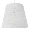 GLOBOSTAR® PLAYROOM 01562 Vintage Κρεμαστό Φωτιστικό Οροφής με Ντουί 1 x E27 AC 220-240V IP20 - Λευκό - Μ32 x Π32 x Υ27cm