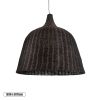 GLOBOSTAR® BAHAMAS 01569 Boho Κρεμαστό Φωτιστικό Οροφής με Ντουί 1 x E27 AC 220-240V IP20 - Καφέ - Μ90 x Π90 x Y90cm