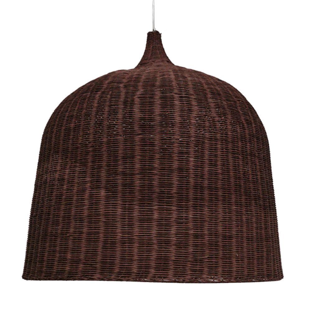 GLOBOSTAR® BAHAMAS 01569 Boho Κρεμαστό Φωτιστικό Οροφής με Ντουί 1 x E27 AC 220-240V IP20 - Καφέ - Μ90 x Π90 x Y90cm