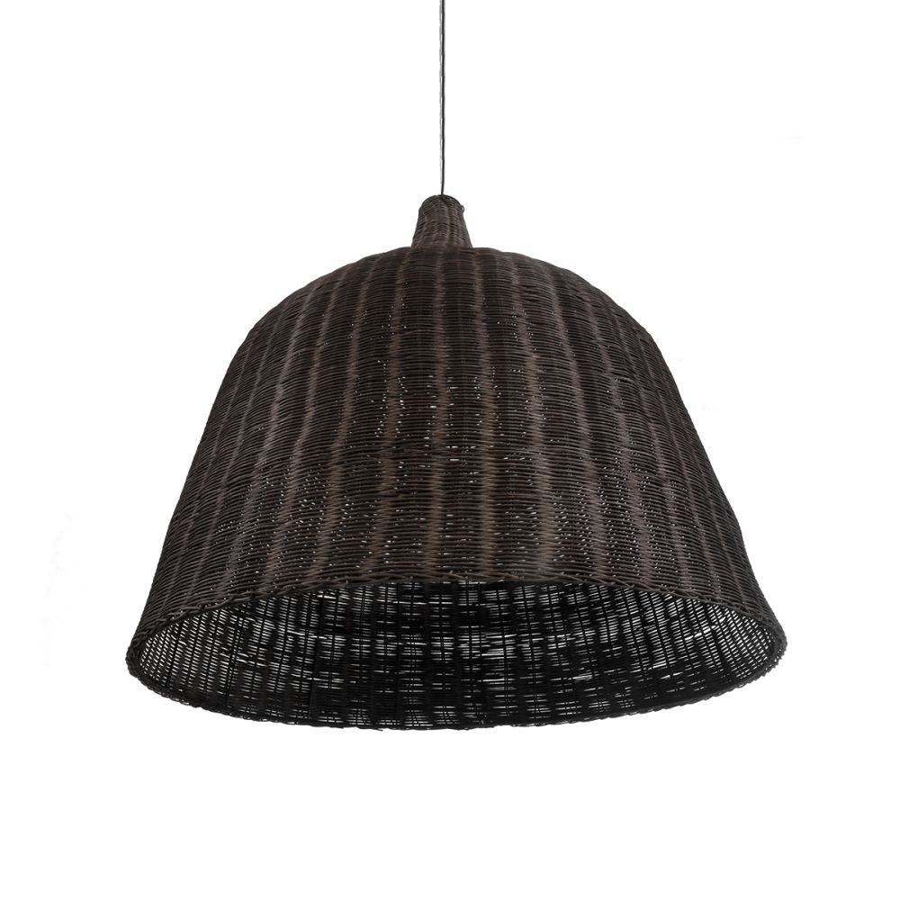 GLOBOSTAR® BAHAMAS 01569 Boho Κρεμαστό Φωτιστικό Οροφής με Ντουί 1 x E27 AC 220-240V IP20 - Καφέ - Μ90 x Π90 x Y90cm