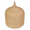 GLOBOSTAR® BAHAMAS 01570 Boho Κρεμαστό Φωτιστικό Οροφής με Ντουί 1 x E27 AC 220-240V IP20 - Μπεζ - Μ90 x Π90 x Y70cm