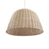 GLOBOSTAR® BAHAMAS 01570 Boho Κρεμαστό Φωτιστικό Οροφής με Ντουί 1 x E27 AC 220-240V IP20 - Μπεζ - Μ90 x Π90 x Y70cm