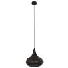GLOBOSTAR® JANIS 01590 Μοντέρνο Κρεμαστό Φωτιστικό Οροφής με Ντουί 1 x E27 AC 220-240V IP20 - Μαύρο & Χρυσό - Μ30 x Π30 x Υ30cm