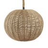 GLOBOSTAR® MANDALA 01593 Vintage Κρεμαστό Φωτιστικό Οροφής με Ντουί 1 x E27 AC 220-240V IP20 - Μπεζ - Μ60 x Π60 x Υ45cm
