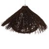 GLOBOSTAR® CHEOPE 01600 Boho Κρεμαστό Φωτιστικό Οροφής με Ντουί 1 x E27 AC 220-240V IP20 - Καφέ - Μ50 x Π50 x Y30cm
