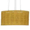 GLOBOSTAR® INCASS 01630 Vintage Κρεμαστό Φωτιστικό Οροφής με Ντουί 3 x E27 AC 220-240V IP20 - Μπεζ - Μ40 x Π40 x Υ22cm