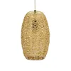 GLOBOSTAR® INCASS 01631 Vintage Κρεμαστό Φωτιστικό Οροφής με Ντουί 1 x E27 AC 220-240V IP20 - Μπεζ - Μ15 x Π15 x Υ25cm