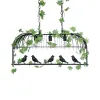 GLOBOSTAR® NEST 01646 Vintage Κρεμαστό Φωτιστικό Οροφής με Ντουί 3 x E27 AC 220-240V IP20 - Μαύρο & Πράσινο - Μ86 x Π38 x Y37cm