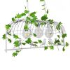 GLOBOSTAR® NEST 01647 Vintage Κρεμαστό Φωτιστικό Οροφής με Ντουί 3 x E27 AC 220-240V IP20 - Λευκό & Πράσινο - Μ86 x Π38 x Y37cm