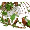 GLOBOSTAR® NEST 01648 Vintage Κρεμαστό Φωτιστικό Οροφής με Ντουί 3 x E27 AC 220-240V IP20 - Χάλκινο & Πράσινο - Μ85.5 x Π37.5 x Y38cm