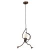 GLOBOSTAR® FIGURE 10001653 Παιδικό Κρεμαστό Φωτιστικό Οροφής με Ντουί 1 x E27 AC 220-240V IP20 - Χάλκινο - Μ20 x Π20 x Υ40cm