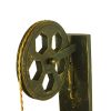 GLOBOSTAR® RYDON 01659 Vintage Φωτιστικό Τοίχου - Απλίκα με Ντουί 1 x E27 AC 220-240V IP20 - Μπρούτζινο Εφέ Σκουριάς - Μ15 x Π24 x Υ70cm