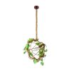 GLOBOSTAR® BRADLEY 01660 Vintage Κρεμαστό Φωτιστικό Οροφής με Ντουί 1 x E27 AC 220-240V IP20 - Πολύχρωμο - Μ33 x Π33 x Y33cm