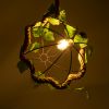 GLOBOSTAR® BRADLEY 01661 Vintage Κρεμαστό Φωτιστικό Οροφής με Ντουί 1 x E27 AC 220-240V IP20 - Πολύχρωμο - Μ42 x Π42 x Y42cm