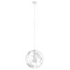 GLOBOSTAR® EARTH 01664 Vintage Κρεμαστό Φωτιστικό Οροφής με Ντουί 1 x E27 AC 220-240V IP20 - Λευκό - Μ40 x Π40 x Y40cm