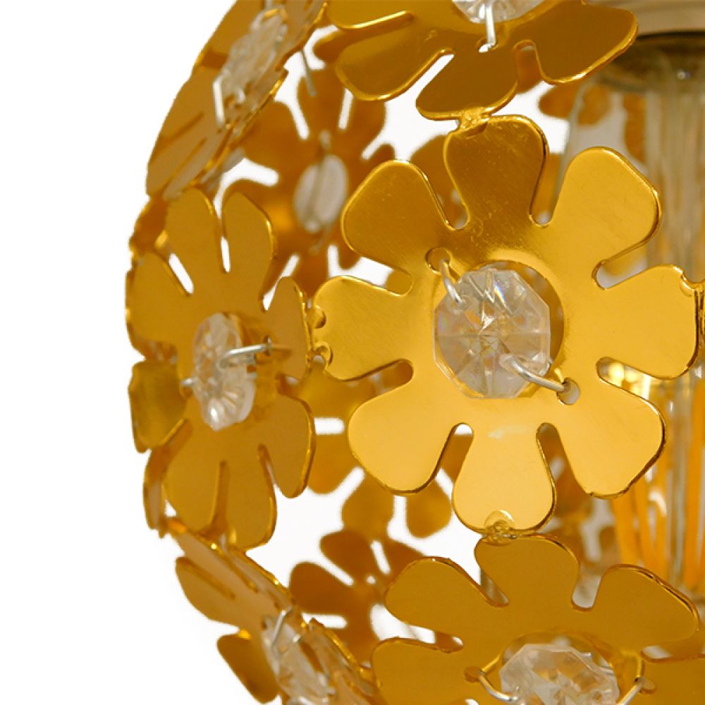 GLOBOSTAR® BOUQUET 01671 Μοντέρνο Κρεμαστό Φωτιστικό Οροφής με Ντουί 3 x E27 AC 220-240V IP20 - Πολύχρωμο - Μ64 x Π18 x Υ24cm