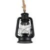 GLOBOSTAR® BARBAROSSA 01704 Vintage Κρεμαστό Φωτιστικό Οροφής με Ντουί 1 x E27 AC 220-240V IP20 - Μαύρο - Μ18 x Π18 x Υ28cm