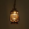 GLOBOSTAR® BARBAROSSA 01706 Vintage Κρεμαστό Φωτιστικό Οροφής με Ντουί 1 x E27 AC 220-240V IP20 - Χάλκινο Εφέ Σκουριάς - Μ18 x Π18 x Υ28cm