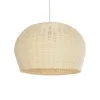 GLOBOSTAR® BERMUDA 01709 Boho Κρεμαστό Φωτιστικό Οροφής με Ντουί 1 x E27 AC 220-240V IP20 - Μπεζ - Μ55 x Π55 x Y26cm