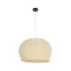GLOBOSTAR® BERMUDA 01709 Boho Κρεμαστό Φωτιστικό Οροφής με Ντουί 1 x E27 AC 220-240V IP20 - Μπεζ - Μ55 x Π55 x Y26cm
