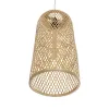 GLOBOSTAR® CALERO 01710 Boho Κρεμαστό Φωτιστικό Οροφής με Ντουί 1 x E27 AC 220-240V IP20 - Μπεζ - Μ25 x Π25 x Υ50cm