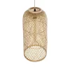 GLOBOSTAR® CALERO 01710 Boho Κρεμαστό Φωτιστικό Οροφής με Ντουί 1 x E27 AC 220-240V IP20 - Μπεζ - Μ25 x Π25 x Υ50cm