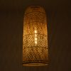 GLOBOSTAR® CALERO 01712 Boho Κρεμαστό Φωτιστικό Οροφής με Ντουί 1 x E27 AC 220-240V IP20 - Μπεζ - Μ40 x Π40 x Υ90cm