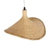 GLOBOSTAR® CUBA 01717 Boho Κρεμαστό Φωτιστικό Οροφής με Ντουί 1 x E27 AC 220-240V IP20 - Μπεζ - Μ43 x Π40 x Υ28cm
