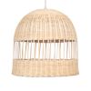 GLOBOSTAR® LUCIA 01725 Boho Κρεμαστό Φωτιστικό Οροφής με Ντουί 1 x E27 AC 220-240V IP20 - Μπεζ - Μ40 x Π40 x Y34cm