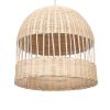 GLOBOSTAR® LUCIA 01725 Boho Κρεμαστό Φωτιστικό Οροφής με Ντουί 1 x E27 AC 220-240V IP20 - Μπεζ - Μ40 x Π40 x Y34cm