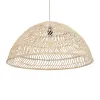 GLOBOSTAR® COMORES 01728 Boho Κρεμαστό Φωτιστικό Οροφής με Ντουί 1 x E27 AC 220-240V IP20 - Μπεζ - Μ60 x Π60 x Y30cm