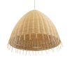 GLOBOSTAR® AQUATIC 01743 Boho Κρεμαστό Φωτιστικό Οροφής με Ντουί 1 x E27 AC 220-240V IP20 - Μπεζ - Μ60 x Π60 x Υ60cm