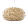 GLOBOSTAR® MINORCA 01786 Boho Κρεμαστό Φωτιστικό Οροφής με Ντουί 1 x E27 AC 220-240V IP20 - Μπεζ - Μ100 x Π100 x Υ45cm