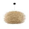 GLOBOSTAR® MINORCA 01786 Boho Κρεμαστό Φωτιστικό Οροφής με Ντουί 1 x E27 AC 220-240V IP20 - Μπεζ - Μ100 x Π100 x Υ45cm