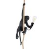 GLOBOSTAR® APES 01801 Μοντέρνο Κρεμαστό Φωτιστικό Οροφής με Ντουί 1 x E27 AC 220-240V IP20 - Μαύρο & Μπεζ - Μ26 x Π28 x Υ69cm