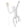 GLOBOSTAR® APES 01805 Μοντέρνο Φωτιστικό Τοίχου - Απλίκα με Ντουί 1 x E27 AC 220-240V IP20 - Λευκό - Μ34 x Π31 x Υ61cm