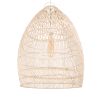 GLOBOSTAR® MALIBU 01811 Boho Κρεμαστό Φωτιστικό Οροφής με Ντουί 1 x E27 AC 220-240V IP20 - Μπεζ - Μ76 x Π76 x Υ100cm