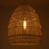 GLOBOSTAR® MALIBU 01811 Boho Κρεμαστό Φωτιστικό Οροφής με Ντουί 1 x E27 AC 220-240V IP20 - Μπεζ - Μ76 x Π76 x Υ100cm