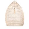 GLOBOSTAR® MALIBU 01812 Boho Κρεμαστό Φωτιστικό Οροφής με Ντουί 1 x E27 AC 220-240V IP20 - Μπεζ - Μ95 x Π95 x Υ125cm